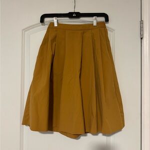 Mustard A-Line Skirt